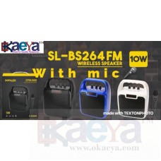 OkaeYa SL-BS264 FM wireless speaker 10W with mic